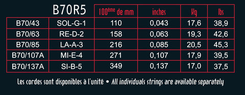 Dây Đàn Guitar Savarez Electric Hexagonal Explosion Bass Ricco - B70R5