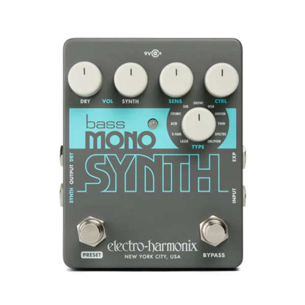 Electro-Harmonix Bass Mono Synth Effects Pedal