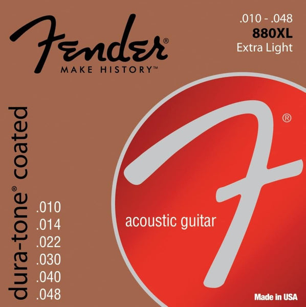 Fender Dura-Tone Coated 80/20 Bronze Acoustic Guitar Strings