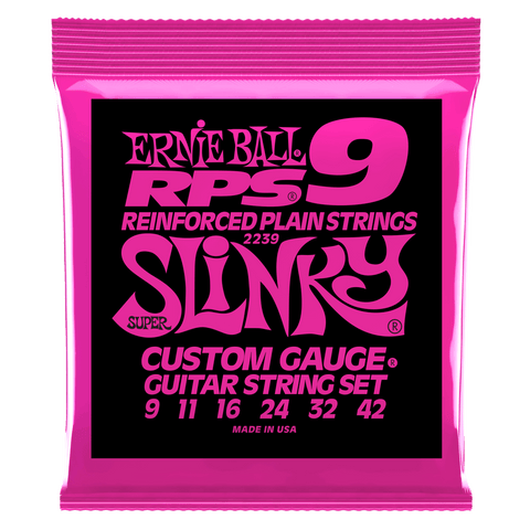 Dây Đàn Guitar Điện Ernie Ball 2239 Super Slinky RPS Nickel Wound - .009-.042