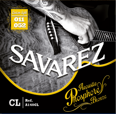 Dây Đàn Guitar Acoustic Savarez Bronze A140CL - Cỡ 11-52