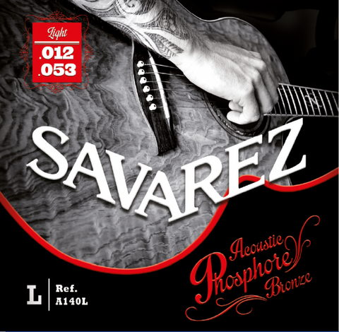 Dây Đàn Guitar Acoustic Savarez Bronze A140L - Cỡ 12-53