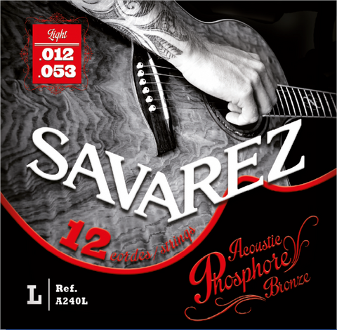 Dây Đàn Guitar Acoustic Savarez Bronze A240L - Size 12-53