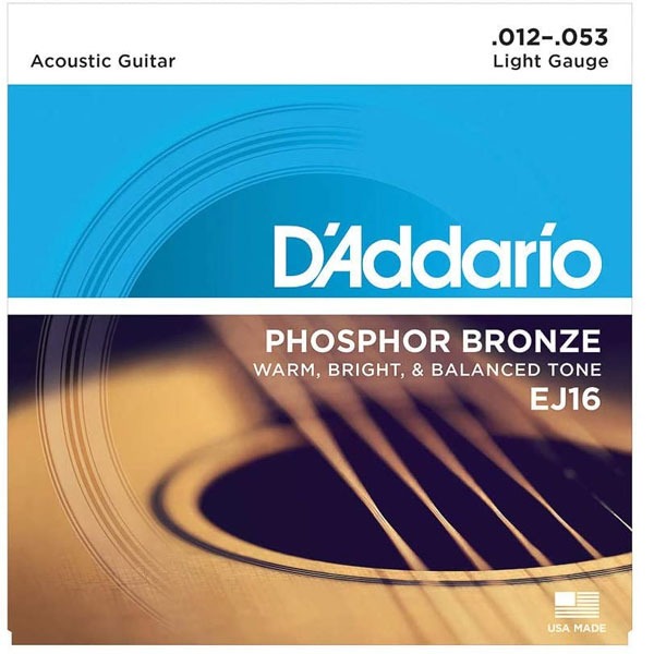 Dây D'Addario Phosphor Bronze EJ16-3d