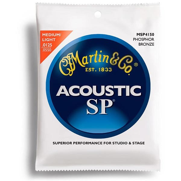 Martin MSP4150 SP Phosphor Bronze Acoustic Guitar Strings