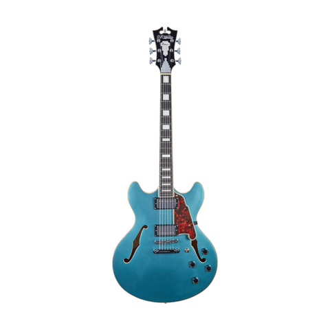 Đàn Guitar Điện D'Angelico Premier DC Semi-Hollow w/Stopbar Tailpiece, Ocean Turquoise