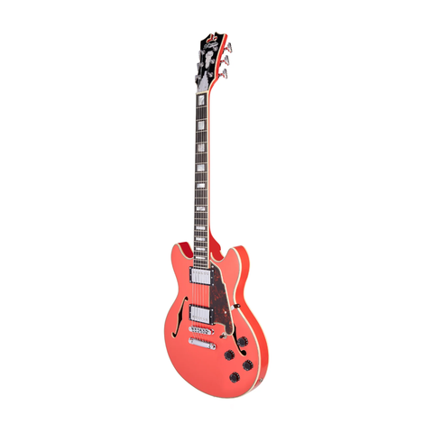 Đàn Guitar Điện D'Angelico Premier Mini DC, Fiesta Red