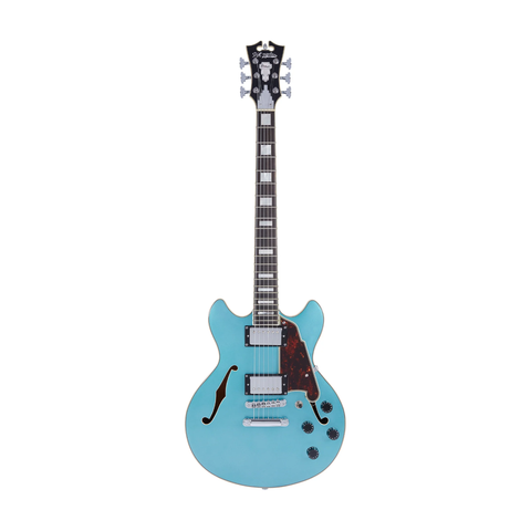 Đàn Guitar Điện D'Angelico Premier Mini DC, Ocean Turquoise