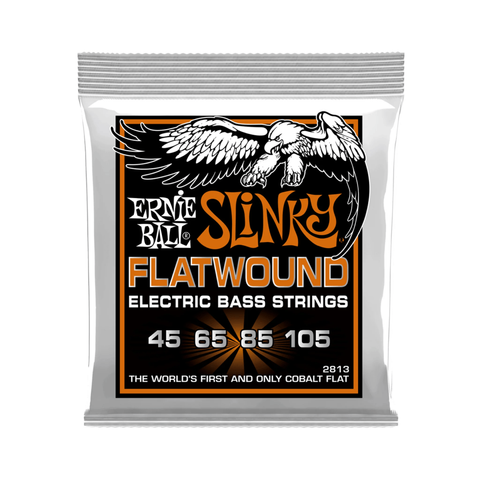 Dây Đàn Guitar Bass Ernie Ball Hybrid Slinky Flatwound Electric, 45-105