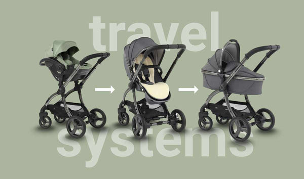 Travel System Compatible Strollers Explained, Car Seat, carrycot and seat on the same frame