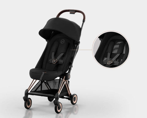 CYBEX Coya buggy with mesh backrest for air ventilation