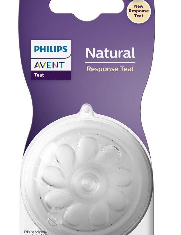 Philips Avent Natural Response Silicone Nipples Flow 1 0m+ 2pcs – Mari Kali  Stores Cyprus