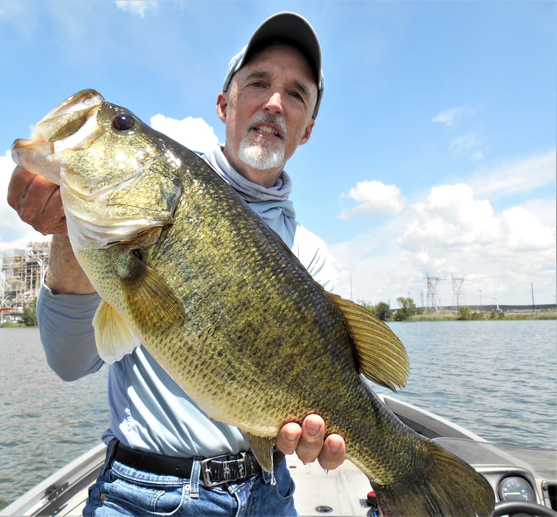Bob Gum with a Large Mouth bass