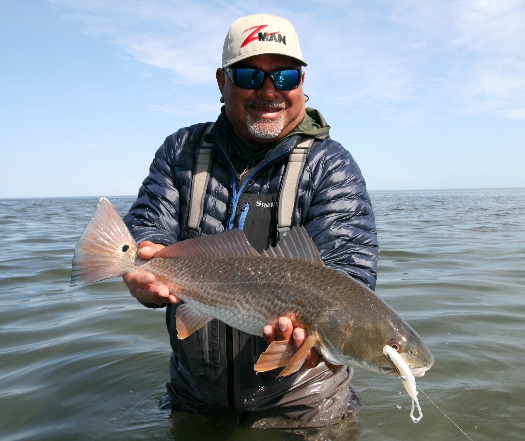 Ernest Cisneros with a redfish