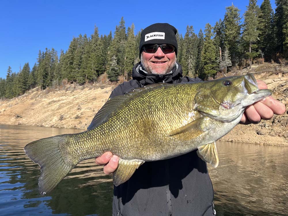 luke clausen with smallmouth