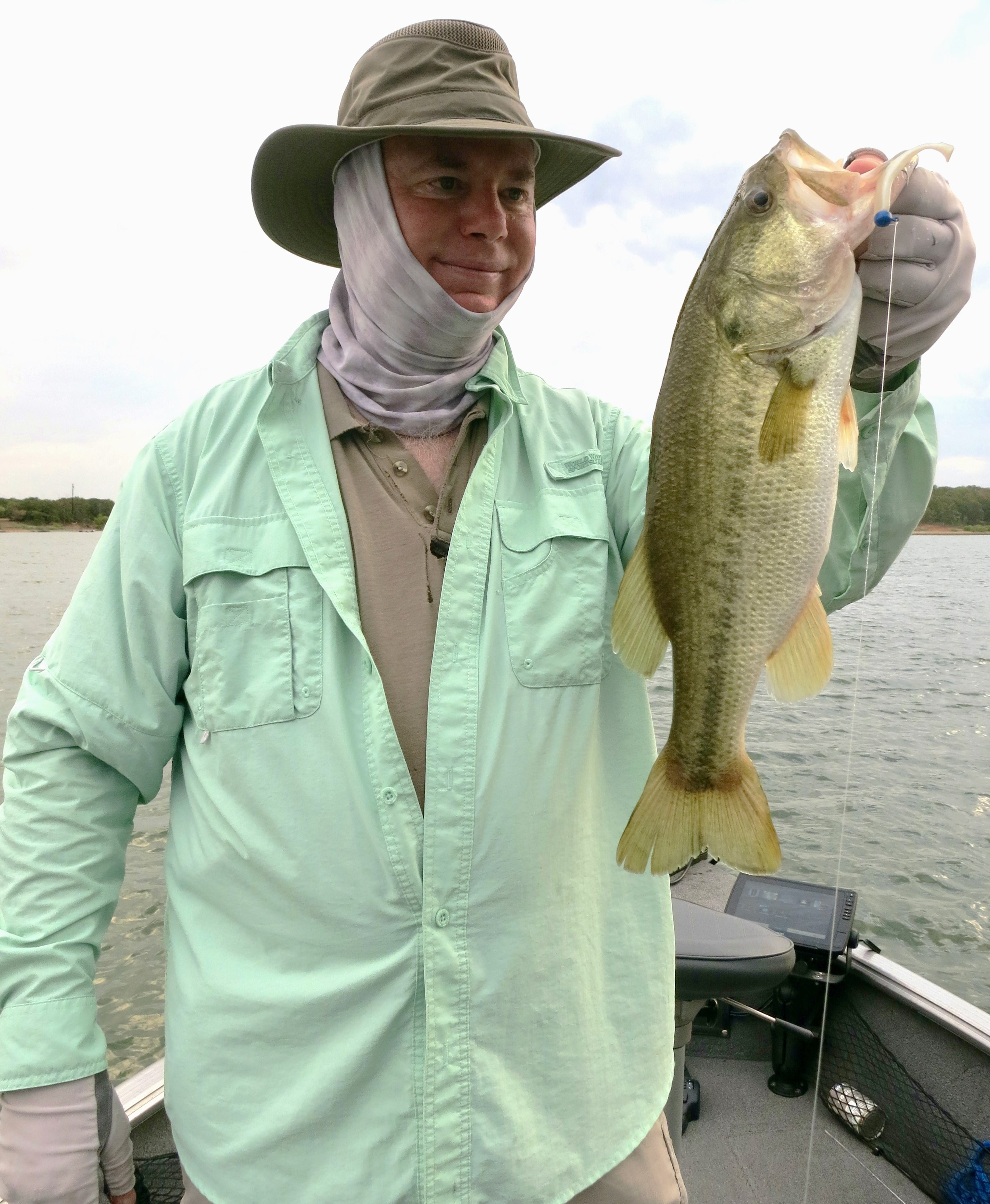 Gentleman with Large Mouth bass