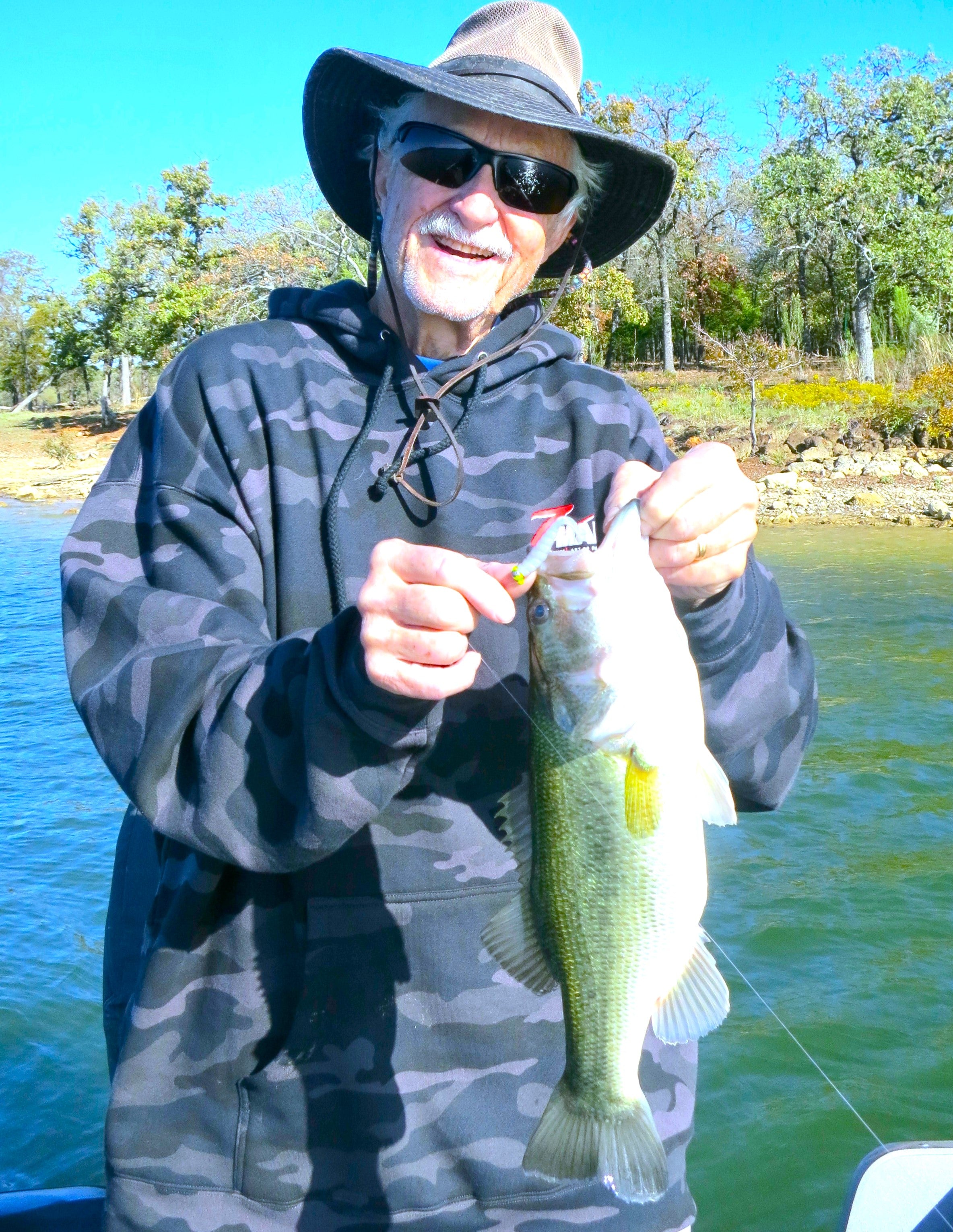 Steve Reidler with a Large Mouth Bass