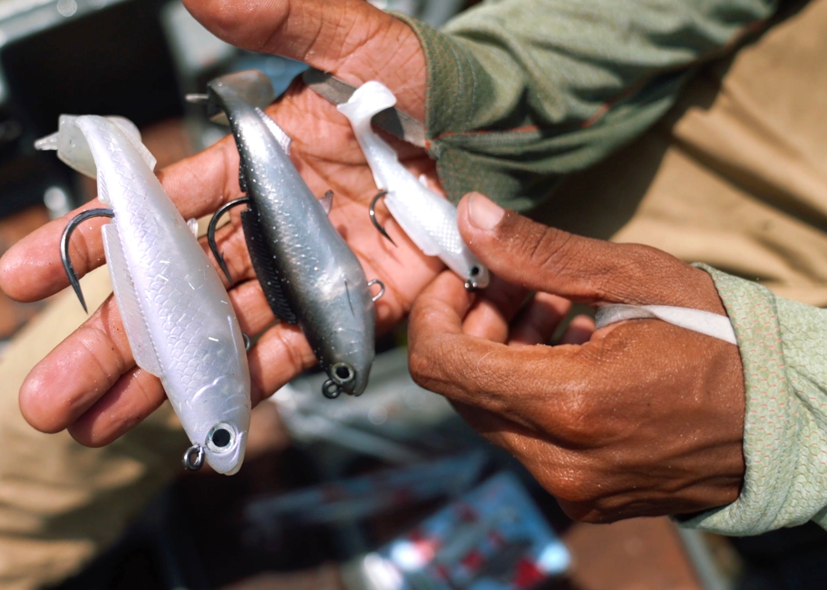 All 3 sizes of the HerculeZ swimbait