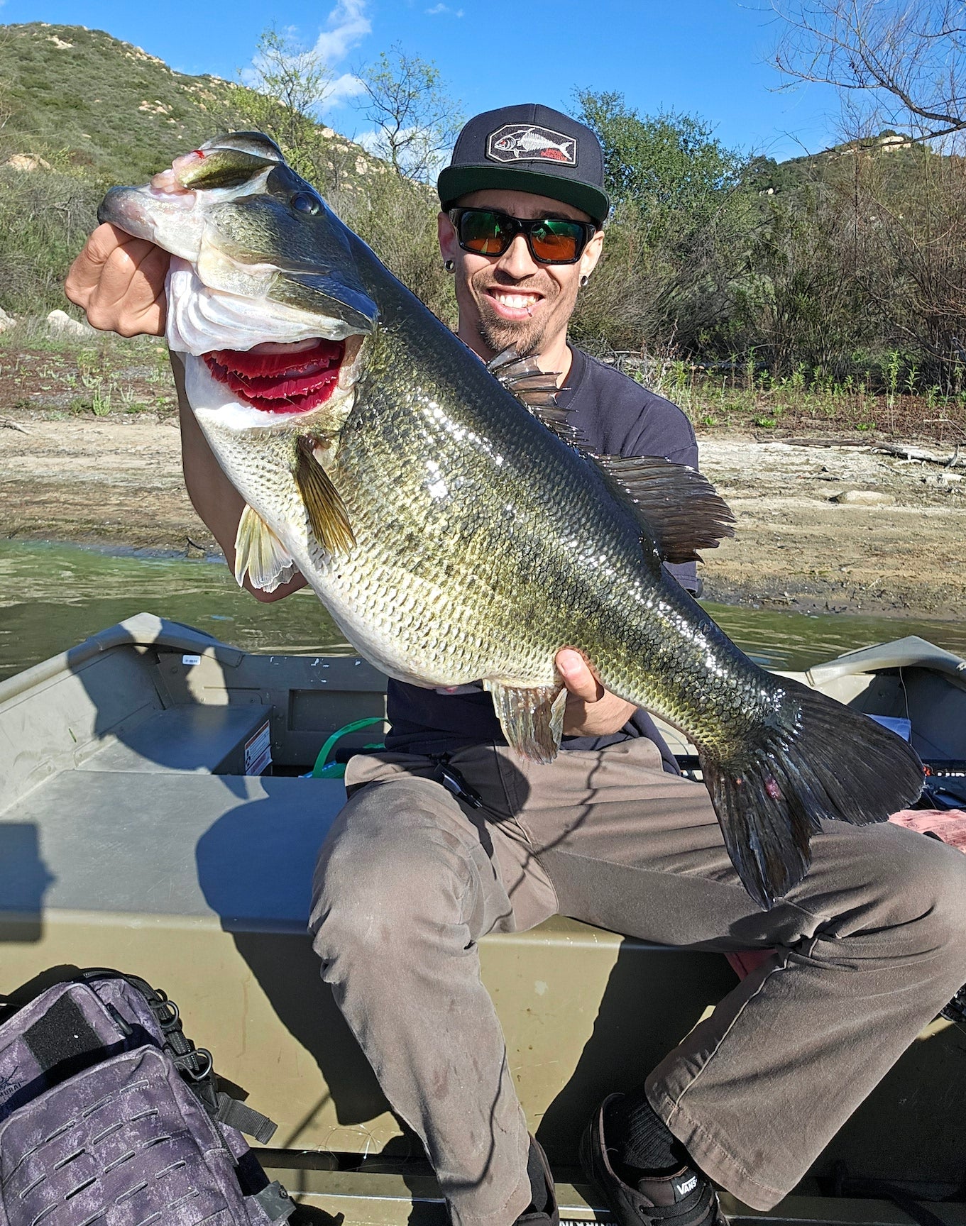 Lamar with his 11.3lb Bass