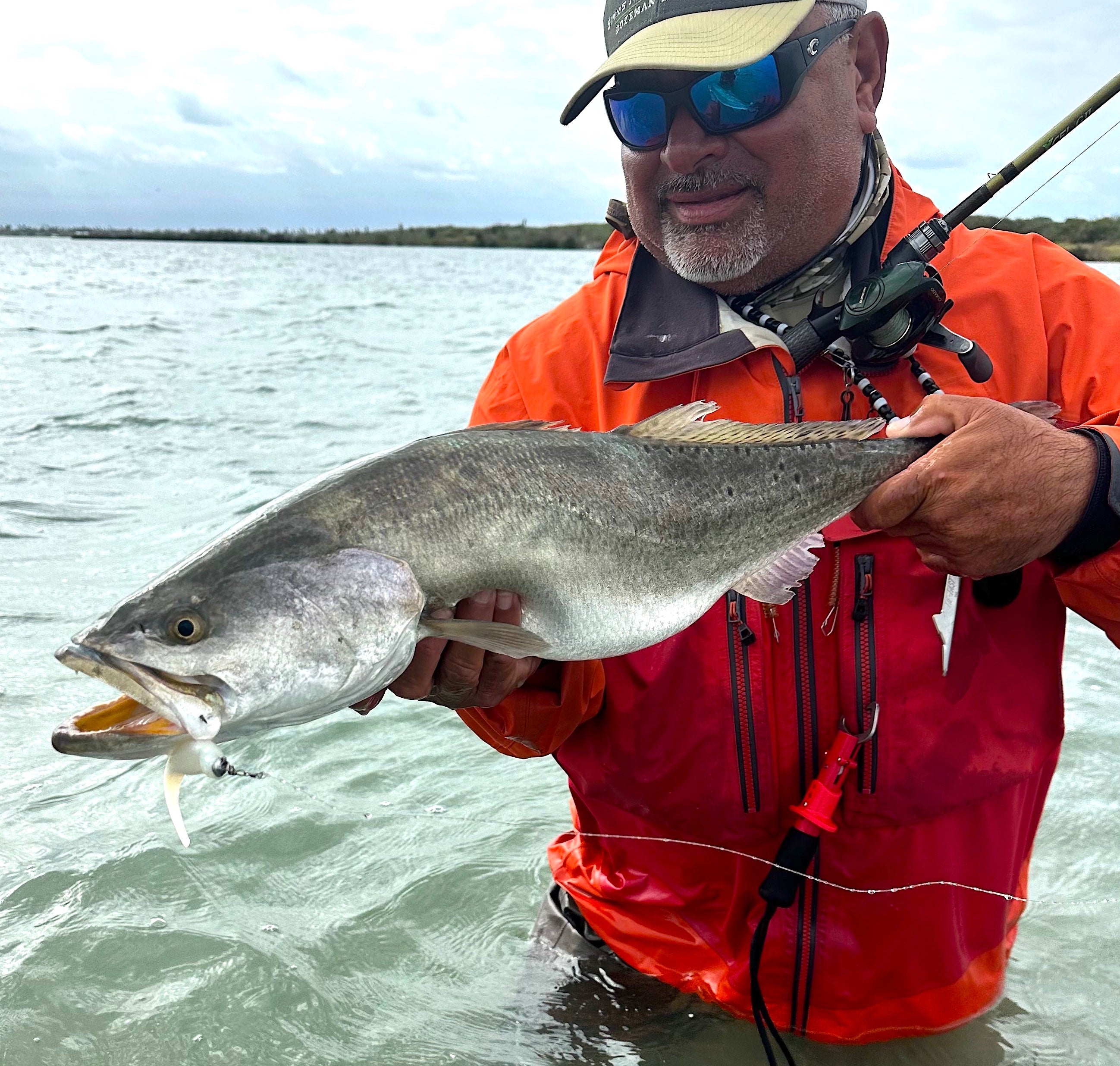 Ernest with a Speckled seatrout.