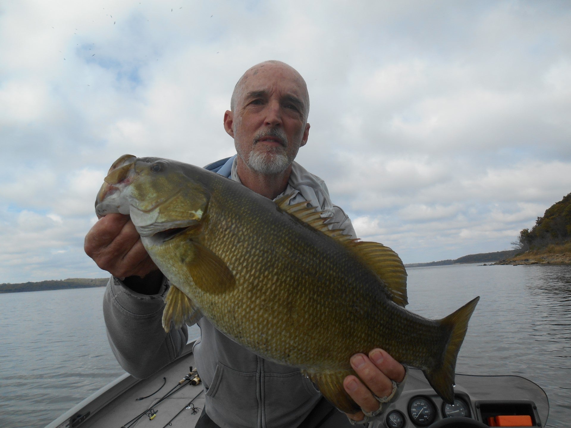 Bob Gum with a Small mouth bass