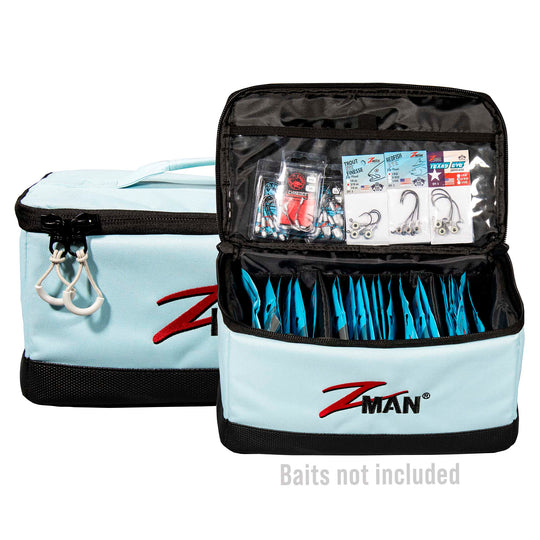 Fishing Jig Lure Bags Fishing Tackle Storage Bag Soft Bait Binder for Worms  and Jigs