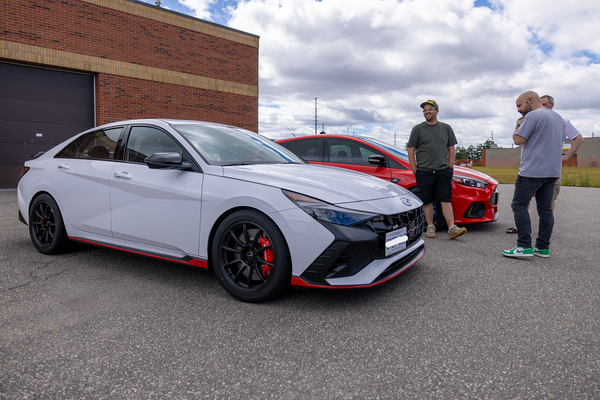 Hyundai Elantra N and Focus RS at Raptor Racing Cars and Coffee