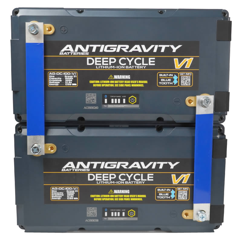 AG-DC-100-V1 Deep Cycle Battery with Busbars