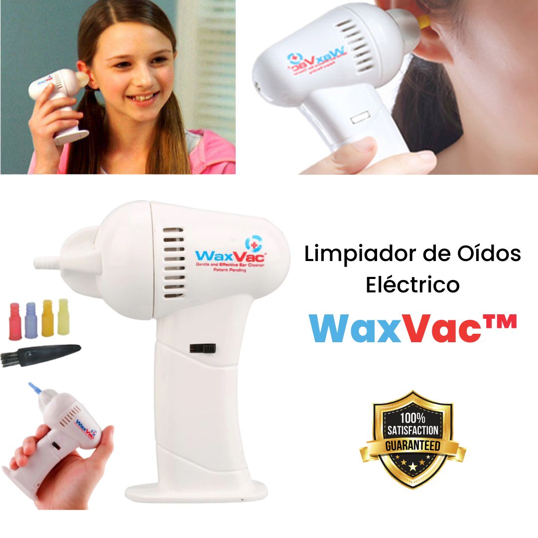 Limpiador Eléctrico de Cera para Oidos - WaxVac™