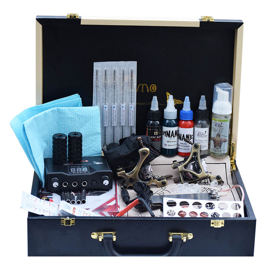CNC CW2 Wireless Tattoo Pen Kit With 3 boxes POLICE Cartridges  CNC Tattoo  Supply