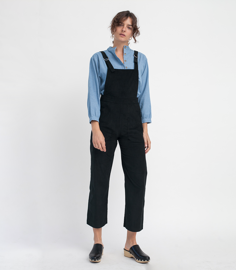 Black Flora Overalls – Loup