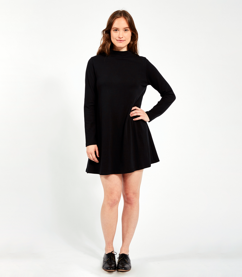 Black Franc Dress - Available in Petites! – Loup
