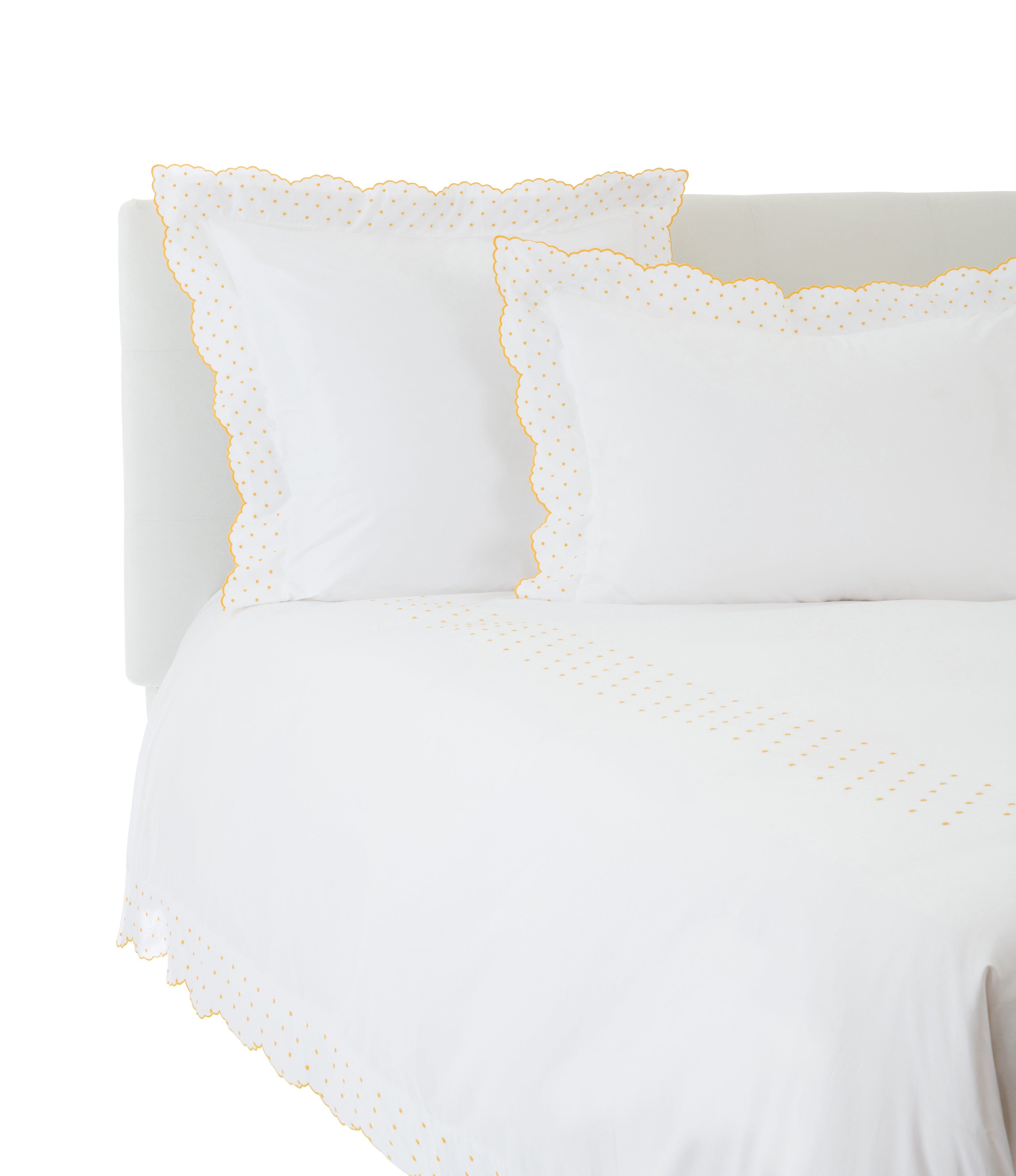 Marigold Swiss Dot Duvet