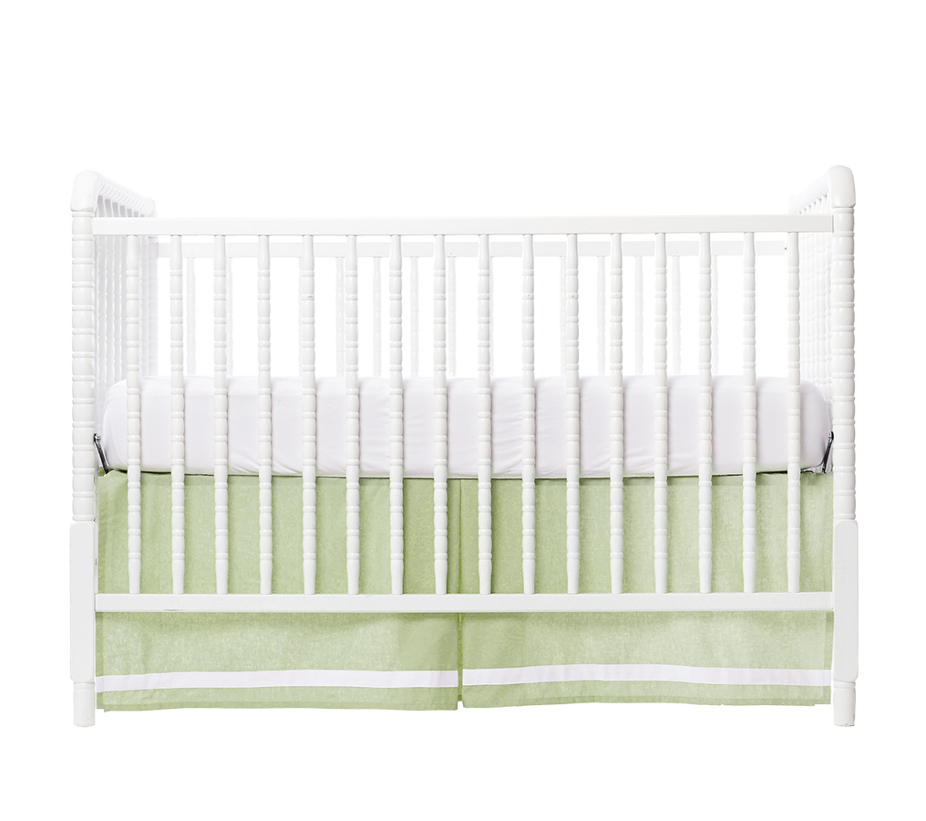 short crib skirt