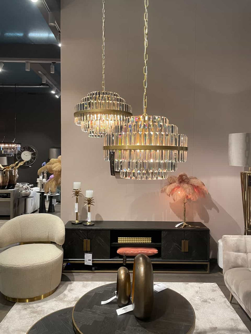 Raadplegen feit Tonen Richmond Interiors Design Desire Hanging Lamp (Brushed Gold) – Stil-Ambiente