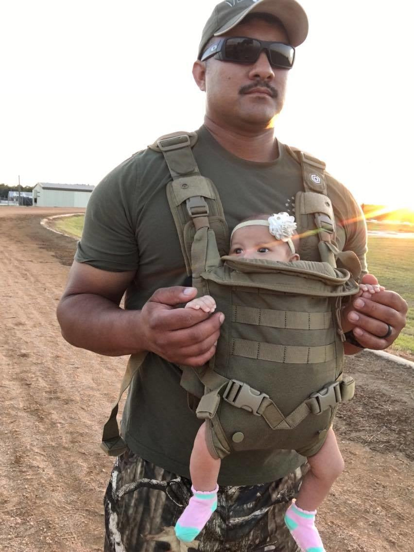 combat baby carrier