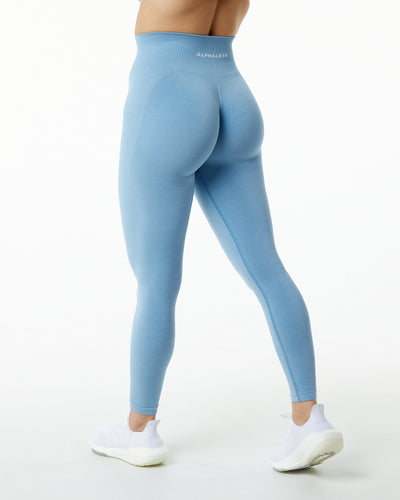 contour seamless leggings - light blue