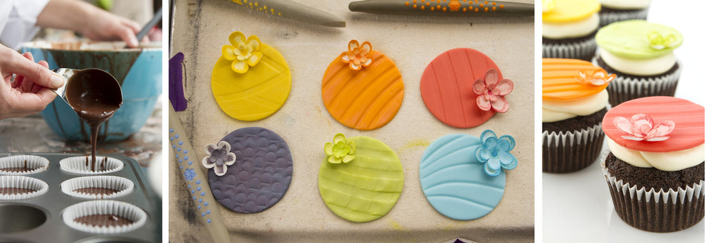 Cupcake Toppers with Sugar Shapers