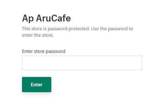 AruCafe Shopify Theme