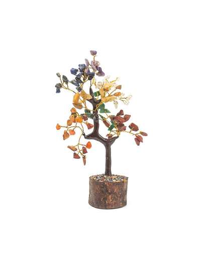 Seven Chakra Silver Wired Crystal Tree – orgonitesworld