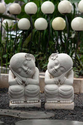 Transform Your Outdoor Space with These Zen Garden Ideas-Lava Statue