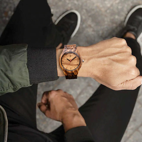 wooden watch