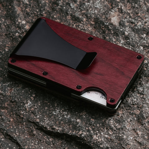 Slim and Minimalist Wood Wallet for him 