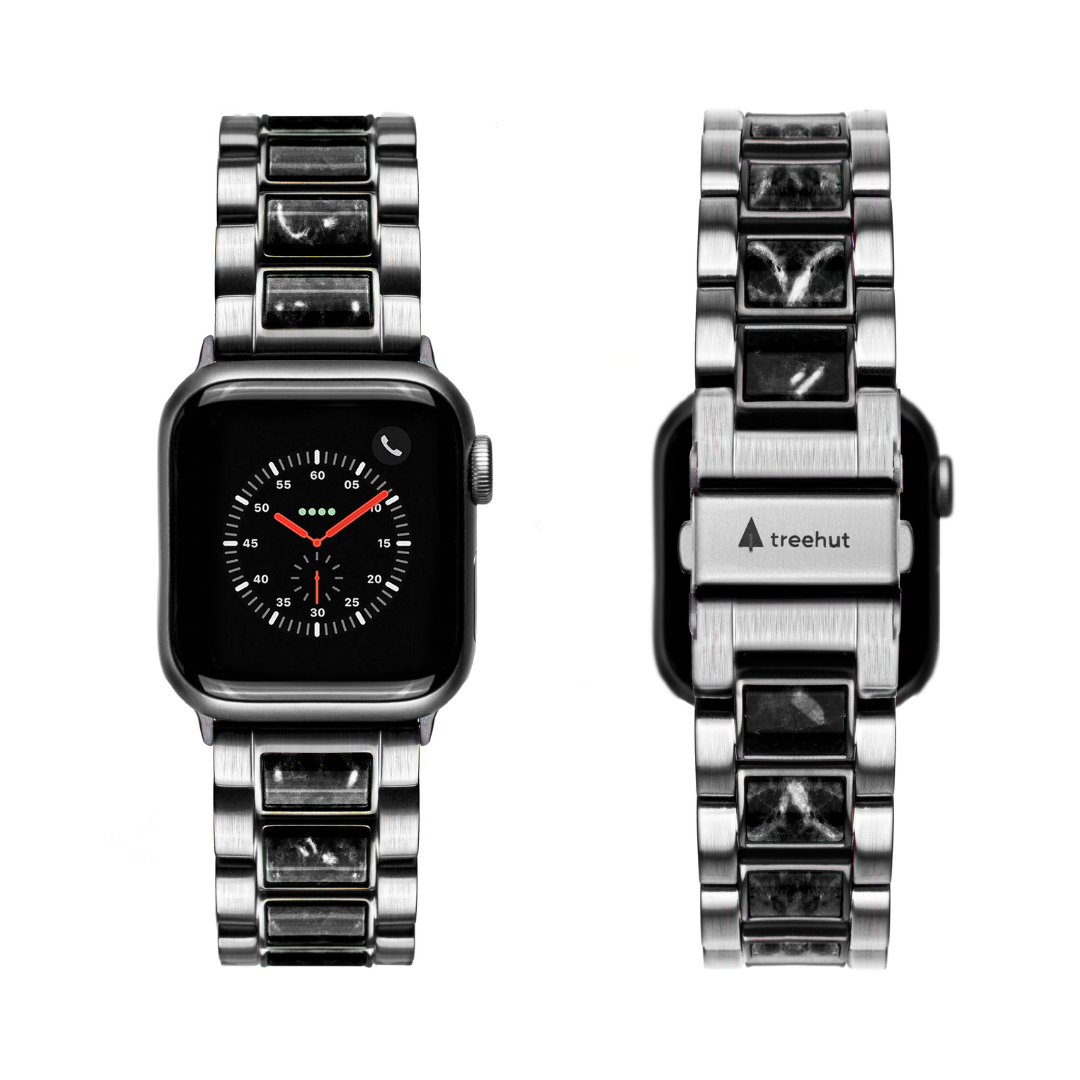 Apple Strap Marble Black