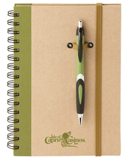 Recycled eco friendly notebook