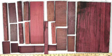 Purpleheart Wood | Purple, brown, black, maroon, color changes