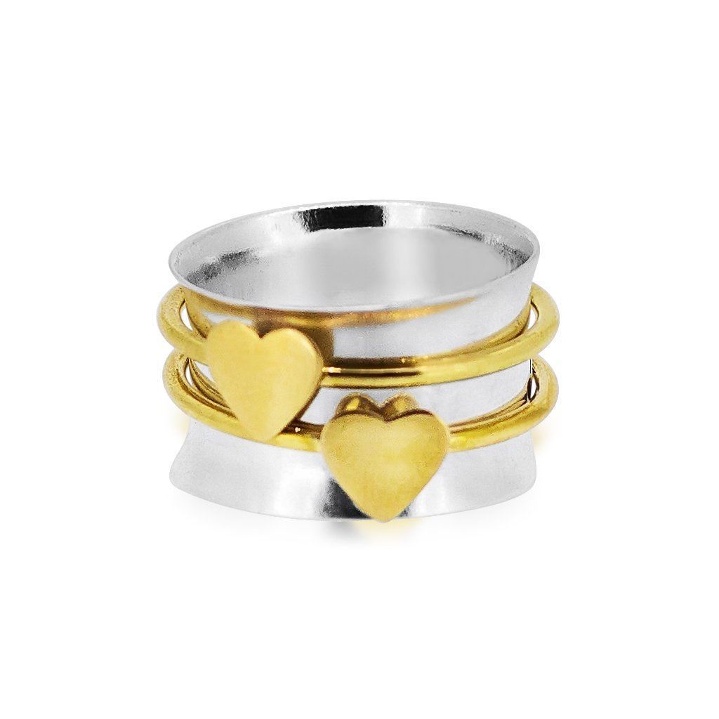 Heart-Soul Spinner Ring