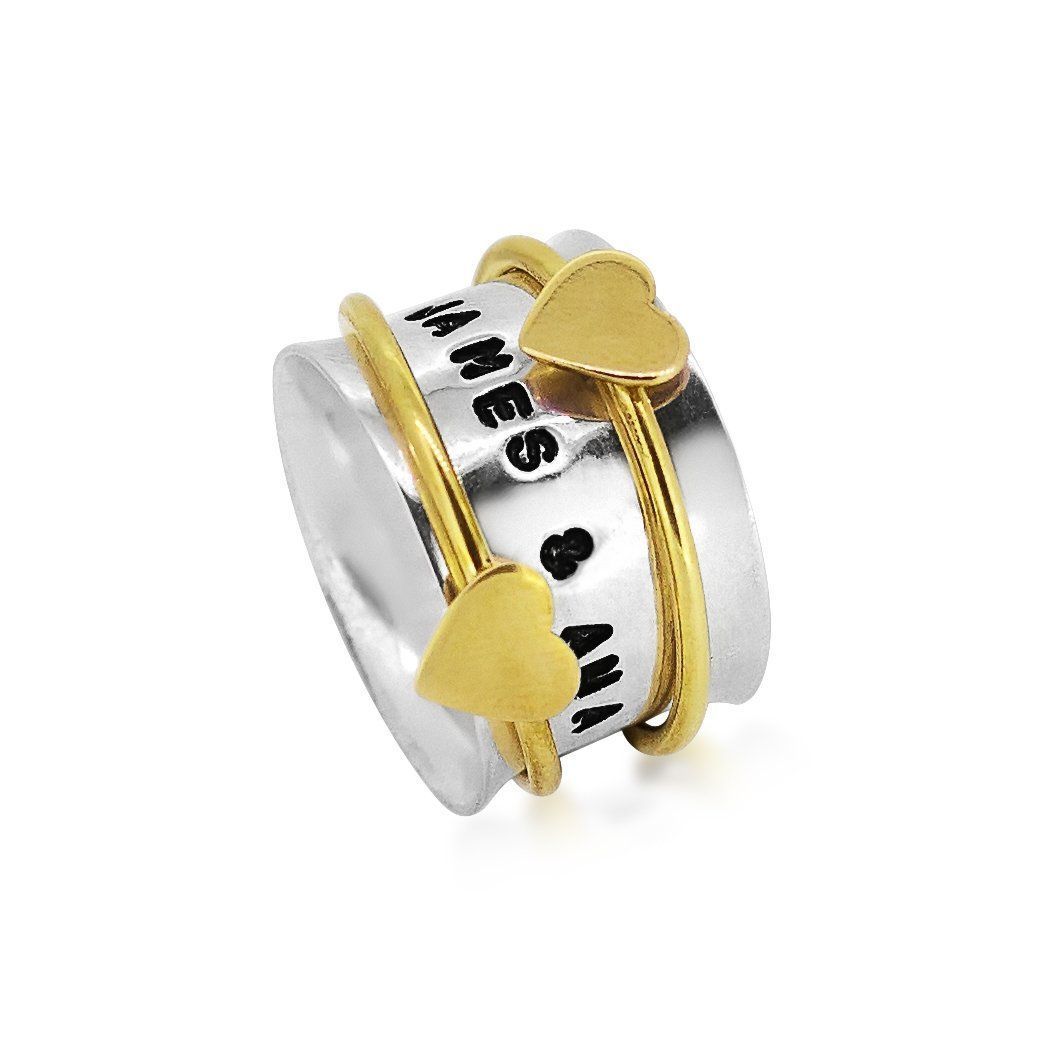 Heart-Soul Spinner Ring