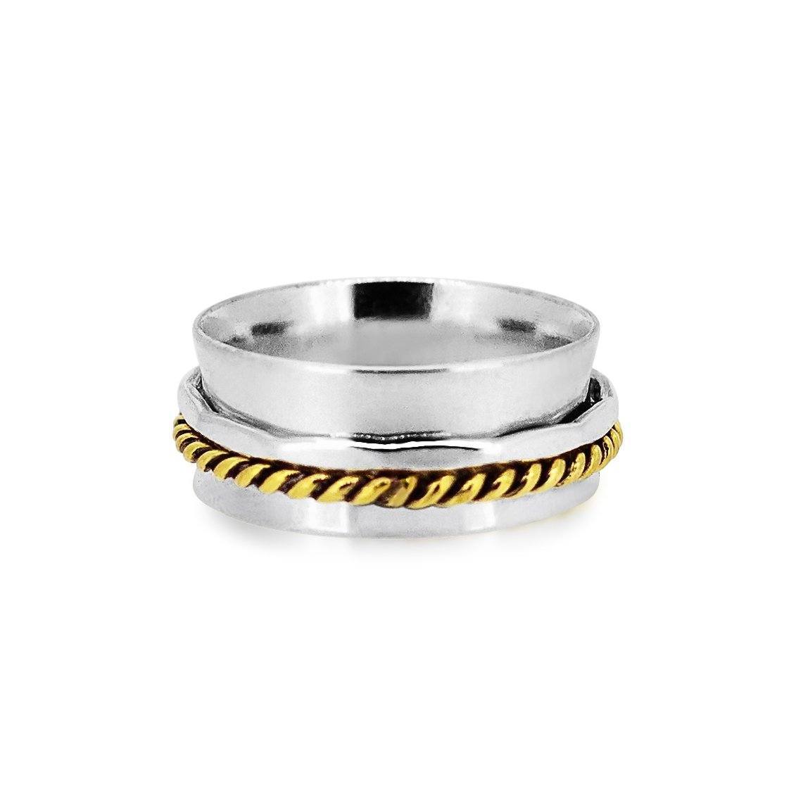 Twisted Love Spinner Ring