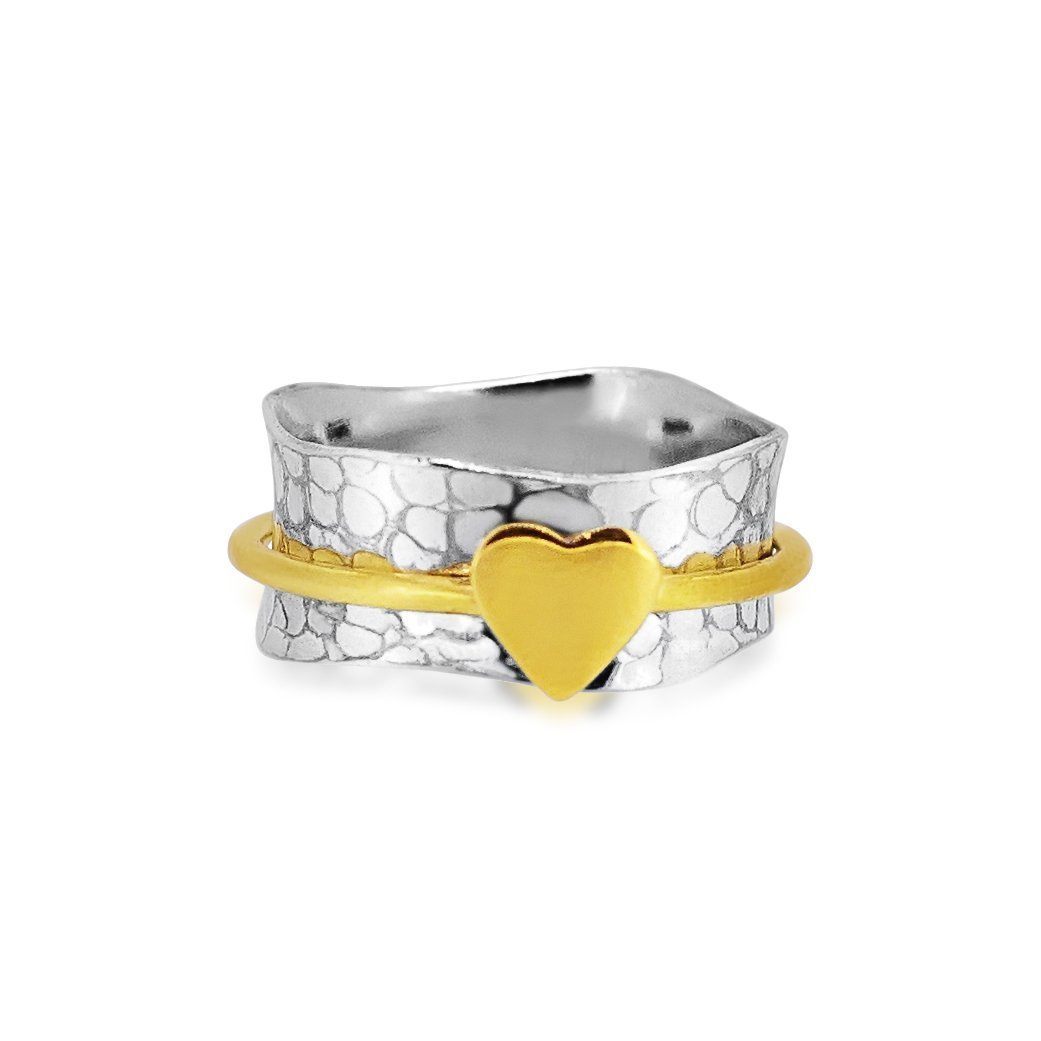 Sailing Heart Spinner Ring